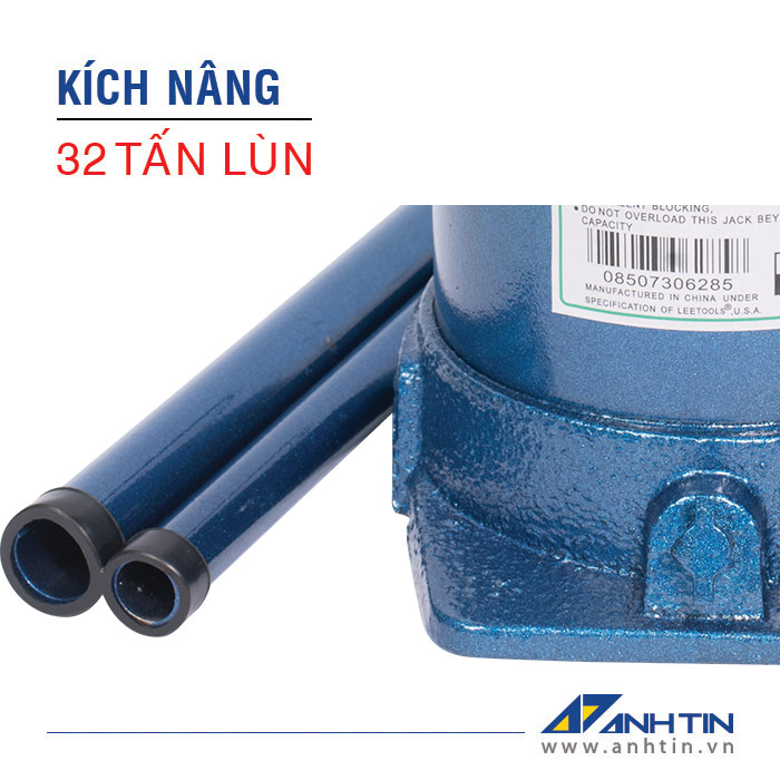 Con đội 32 tấn lùn | Kích nâng xe ô tô xe tải | Kích thủy lực | 32 tấn lùn | Chiều cao nâng 115mm