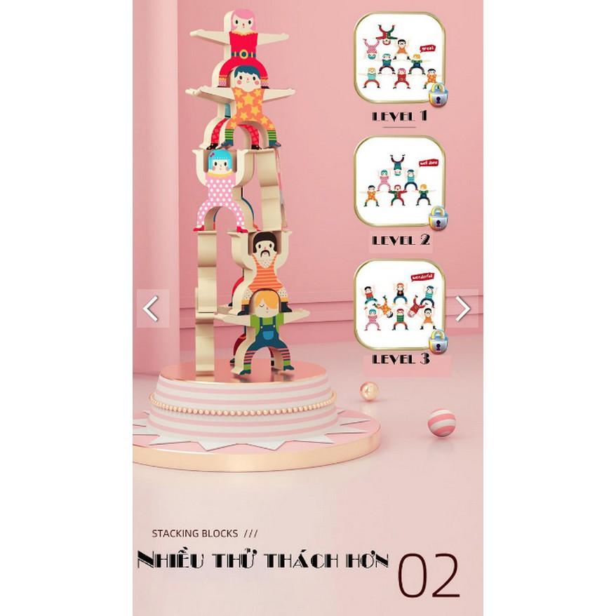 ĐỒ CHƠI LẮP RÁP GIA ĐÌNH CÂN BẰNG BALANCED STACCATO - FAMILY TOYS