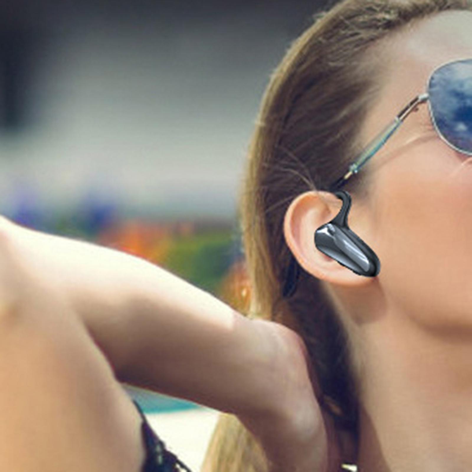 Air Conduction Headphone Durable with Mic for Driving Gym Hiking