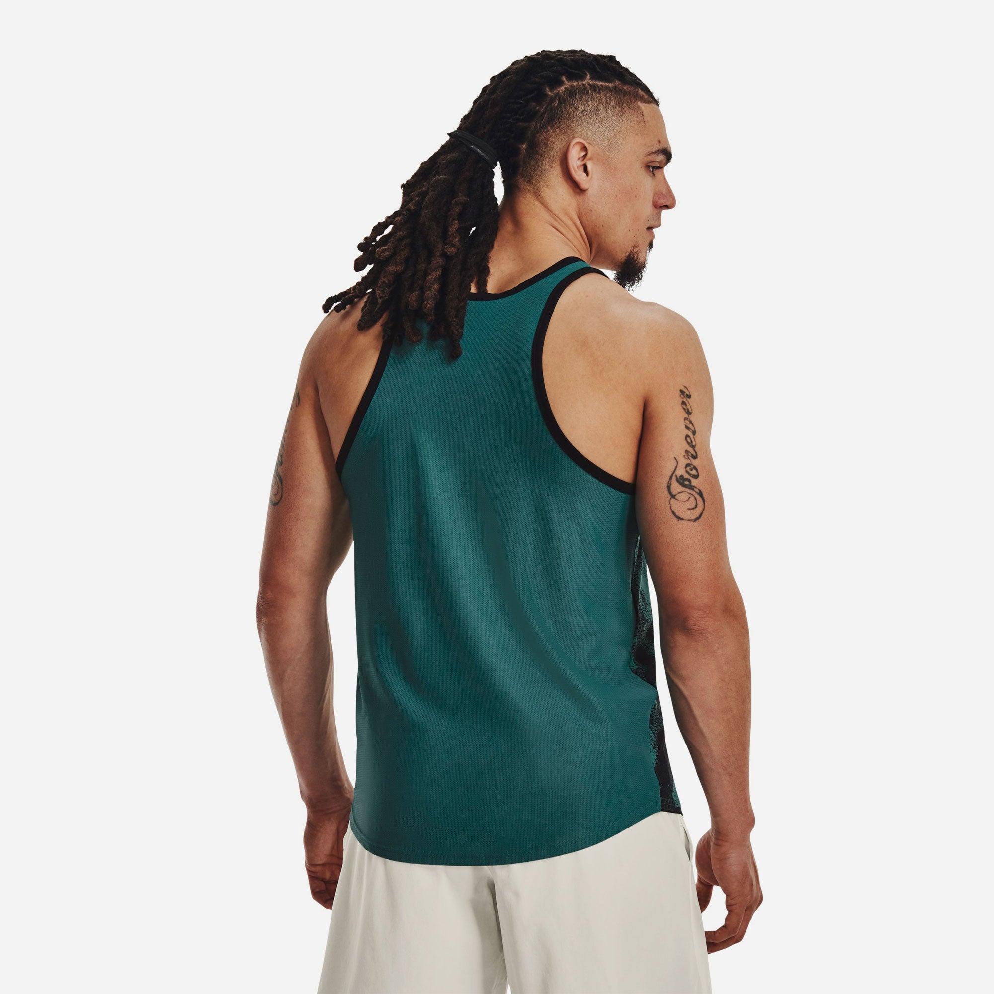 Áo ba lỗ thể thao nam Under Armour The Rock - 1377432-722
