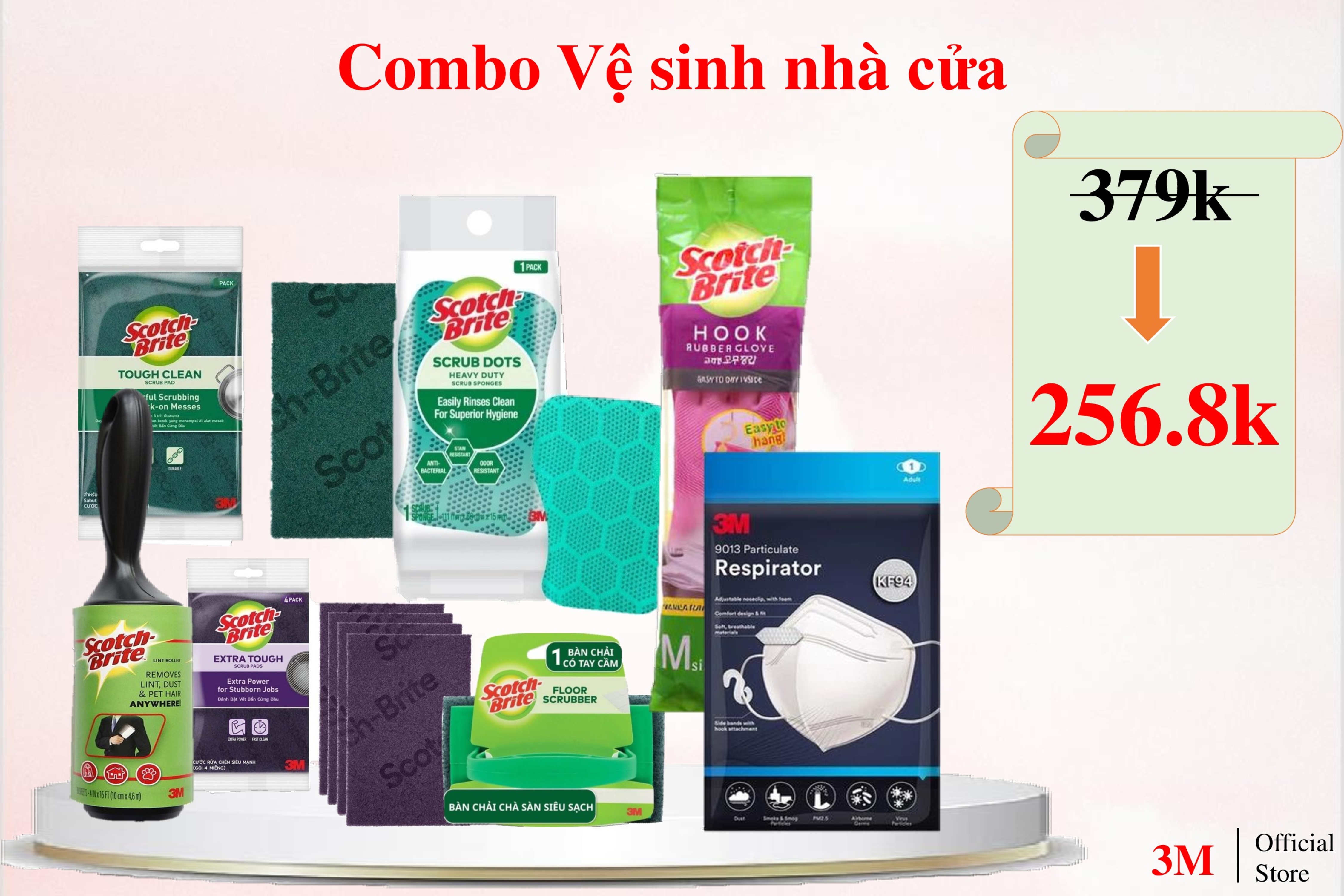 Combo vệ sinh nhà cửa đón Tết