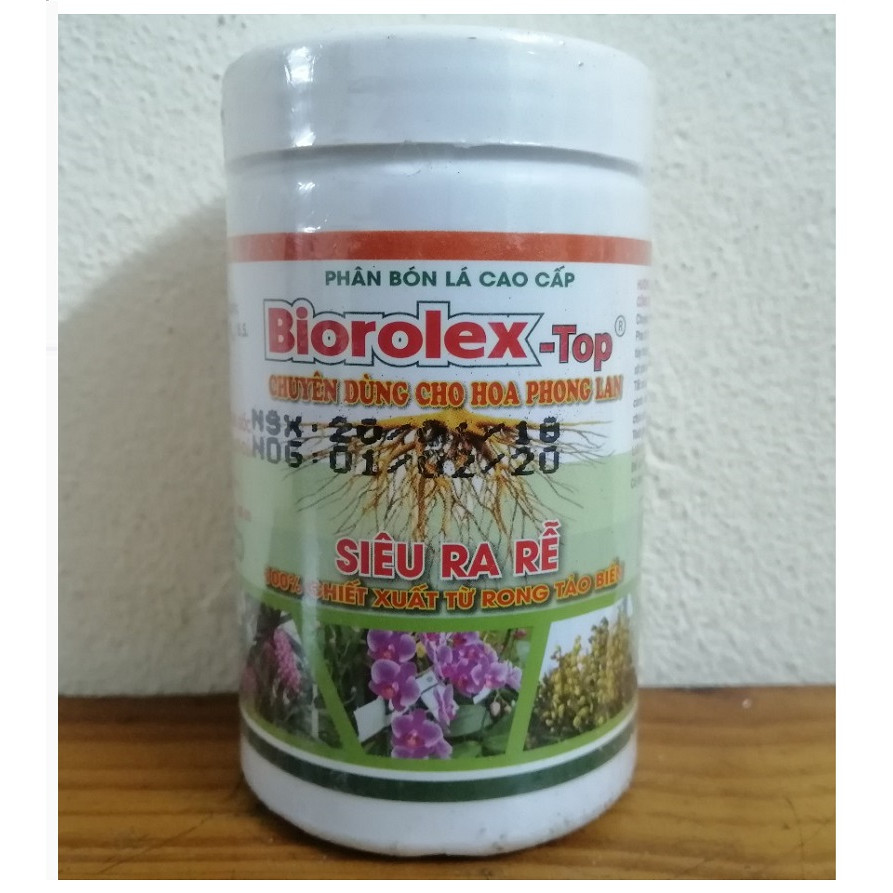 Phân Bón Lá Cao Cấp BIOROLEX -Top, Chuyên Dùng Cho Hoa Phong Lan,Siêu Ra Rễ, 100% Chiết Xuất Từ Trong Tảo Biển,Thể Tích 100ml