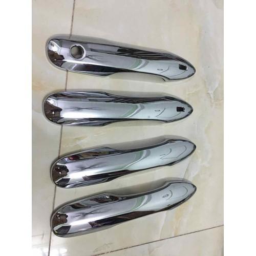 Bộ ốp tay nắm, hõm cửa xe dành cho Toyota Camry 2019 -2021 mạ Crom