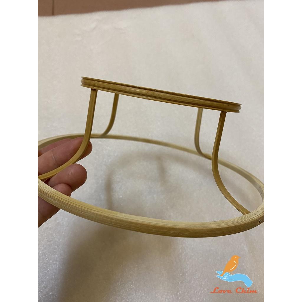 Phụ kiện lồng chim, Cầu dế lồng chim khuyên chất liệu Trúc Cật