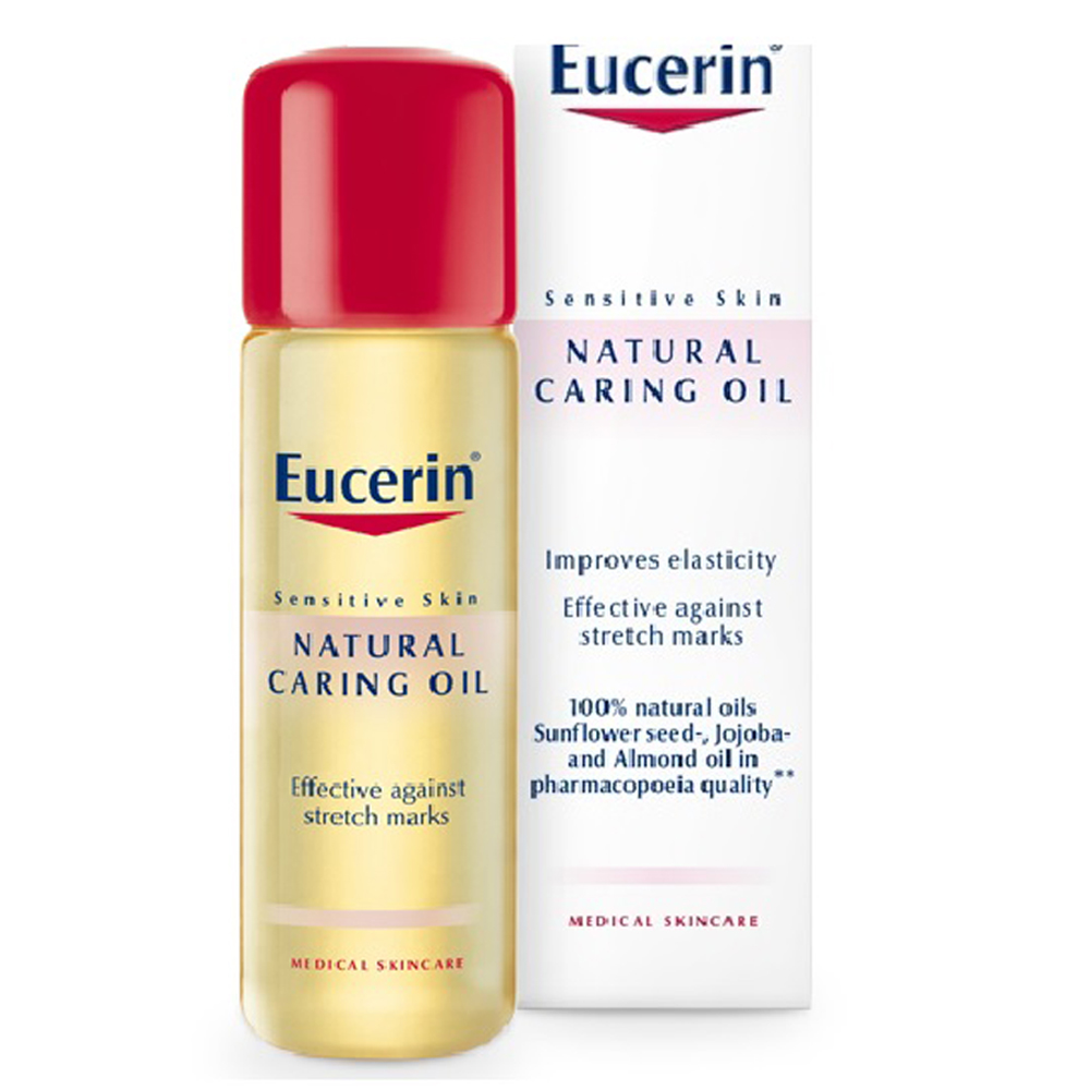 Dầu dưỡng ẩm chống rạn da cho bà bầu Eucerin Natural caring Oil 125ml