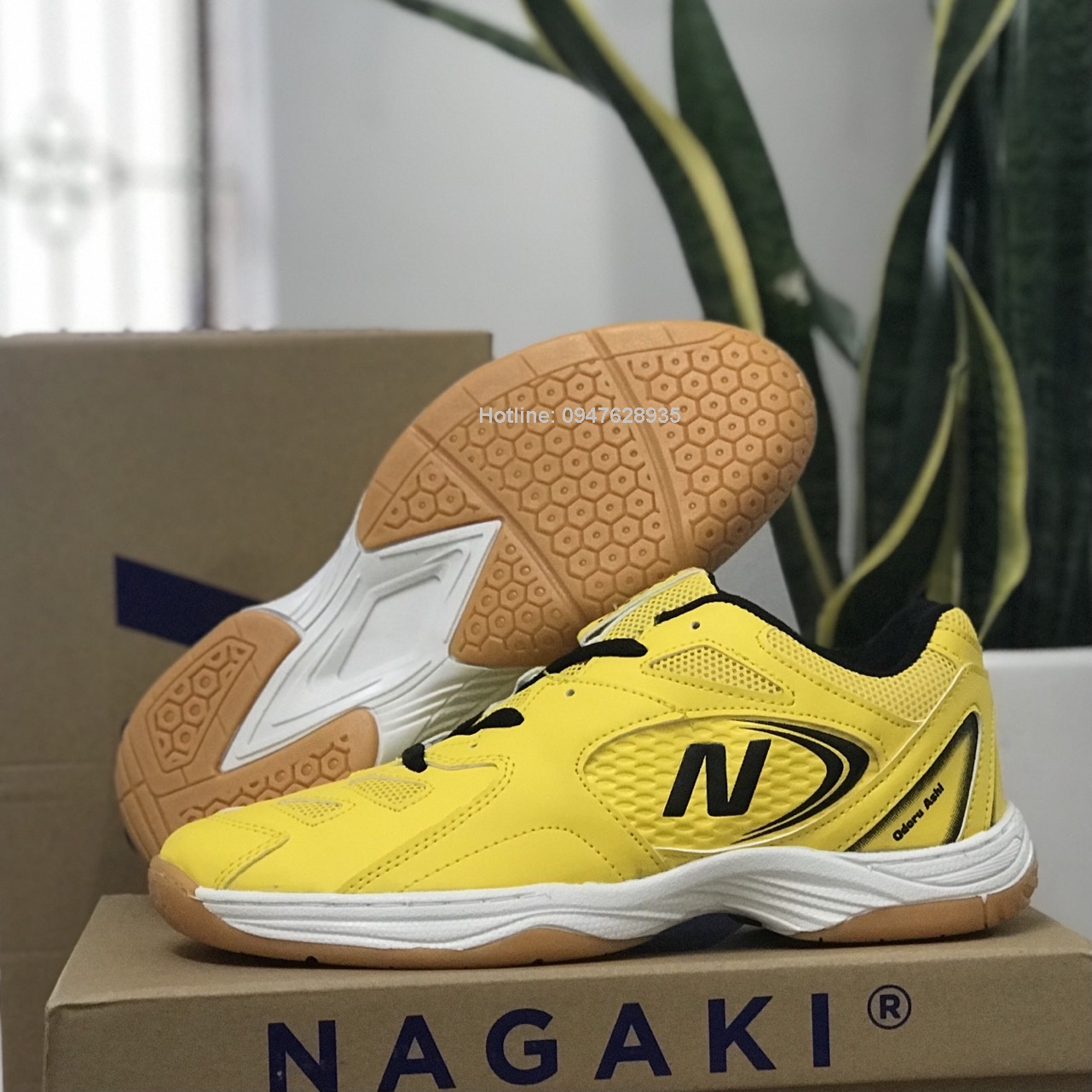 Giày cầu lông, giày bóng chuyền chuyên dụng Nagaki Ashi mẫu mới - Hàng công ty