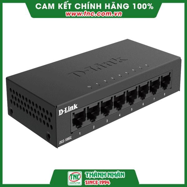 Thiết bị chuyển mạch DLINK DGS-108GL- Hàng chính hãng