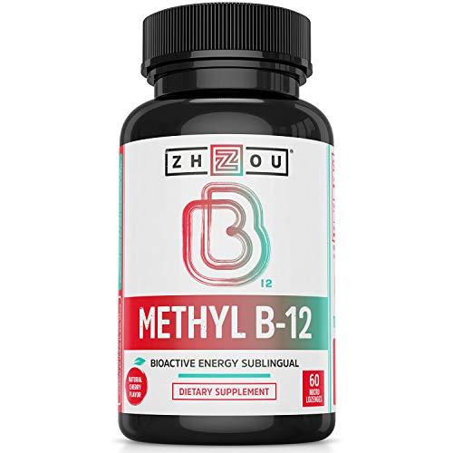 Methyl B12  Lozenges, 5000 mcg for Maximum Absorption and Active Energy, Vegan
