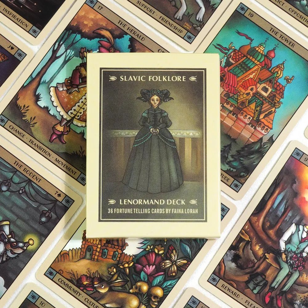 (size thường) Bộ bài Slavic Folklore Lenormand Deck new