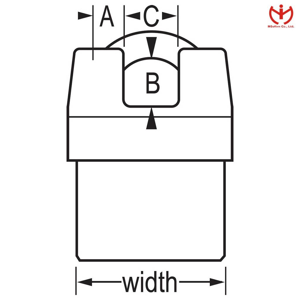 Ổ khóa thép chống cắt Master Lock 6327 4KEY thân rộng 67mm - Dòng ProSeries