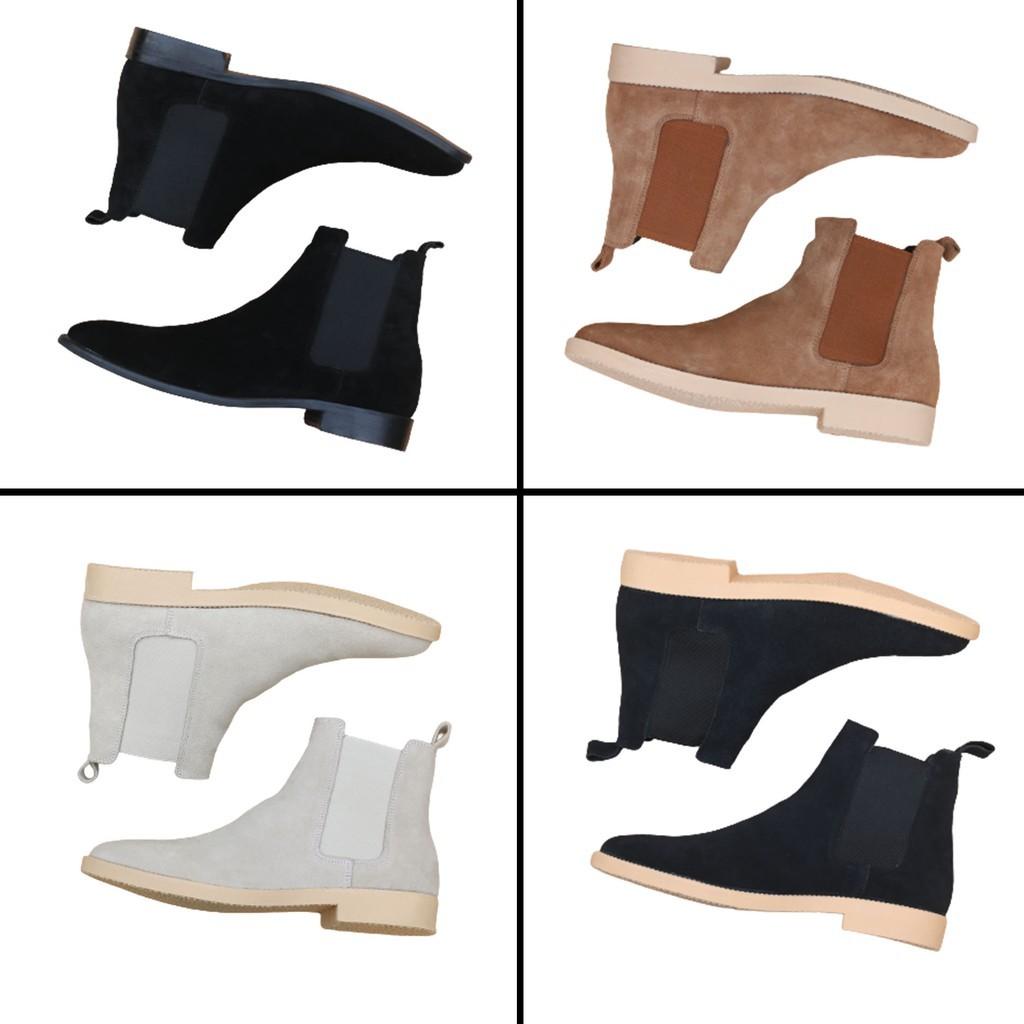 Chelsea Boots Tan da lộn, thích hợp với quần jeans