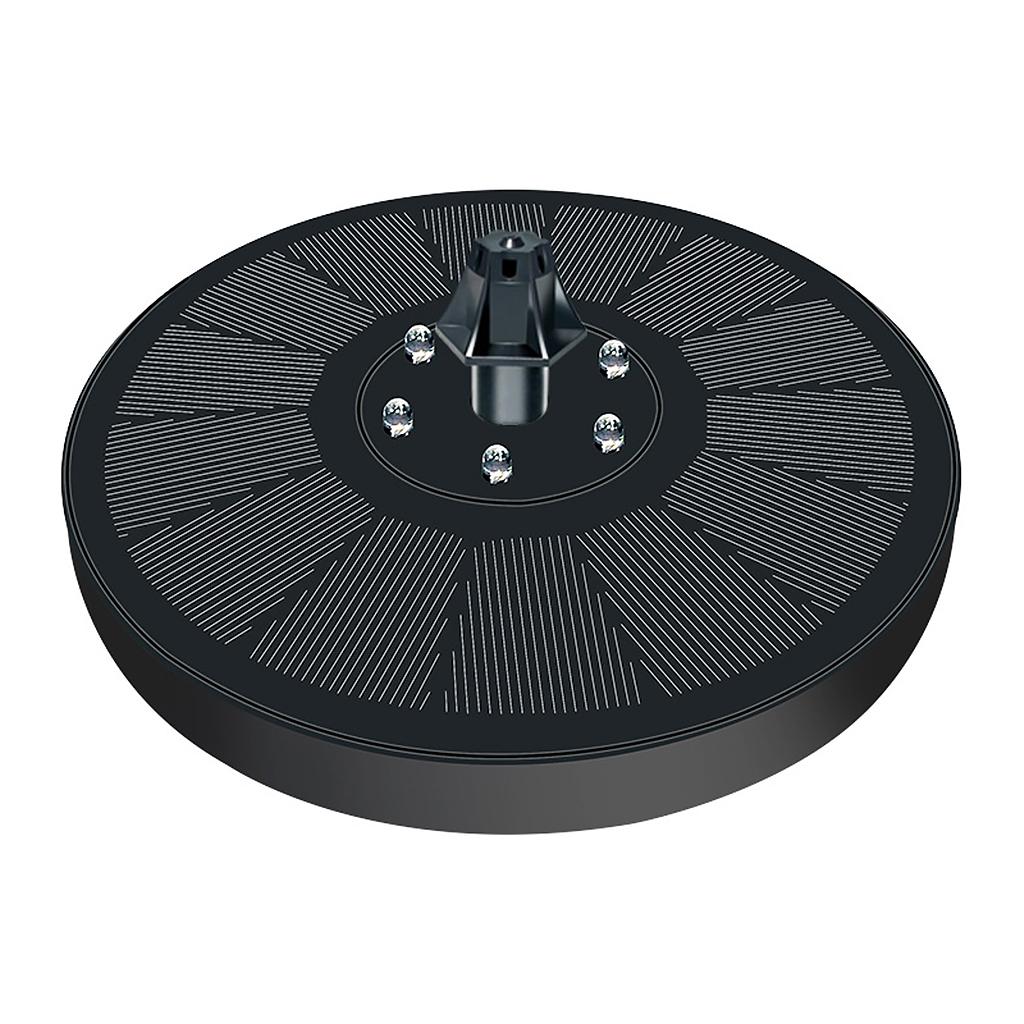 Solar Bird Bath Fountain Pump Solar Fountain with 3 Nozzle Free Standing Floating Solar Powered Water Fountain Pump for Garden Pond Pool Outdoor Decor