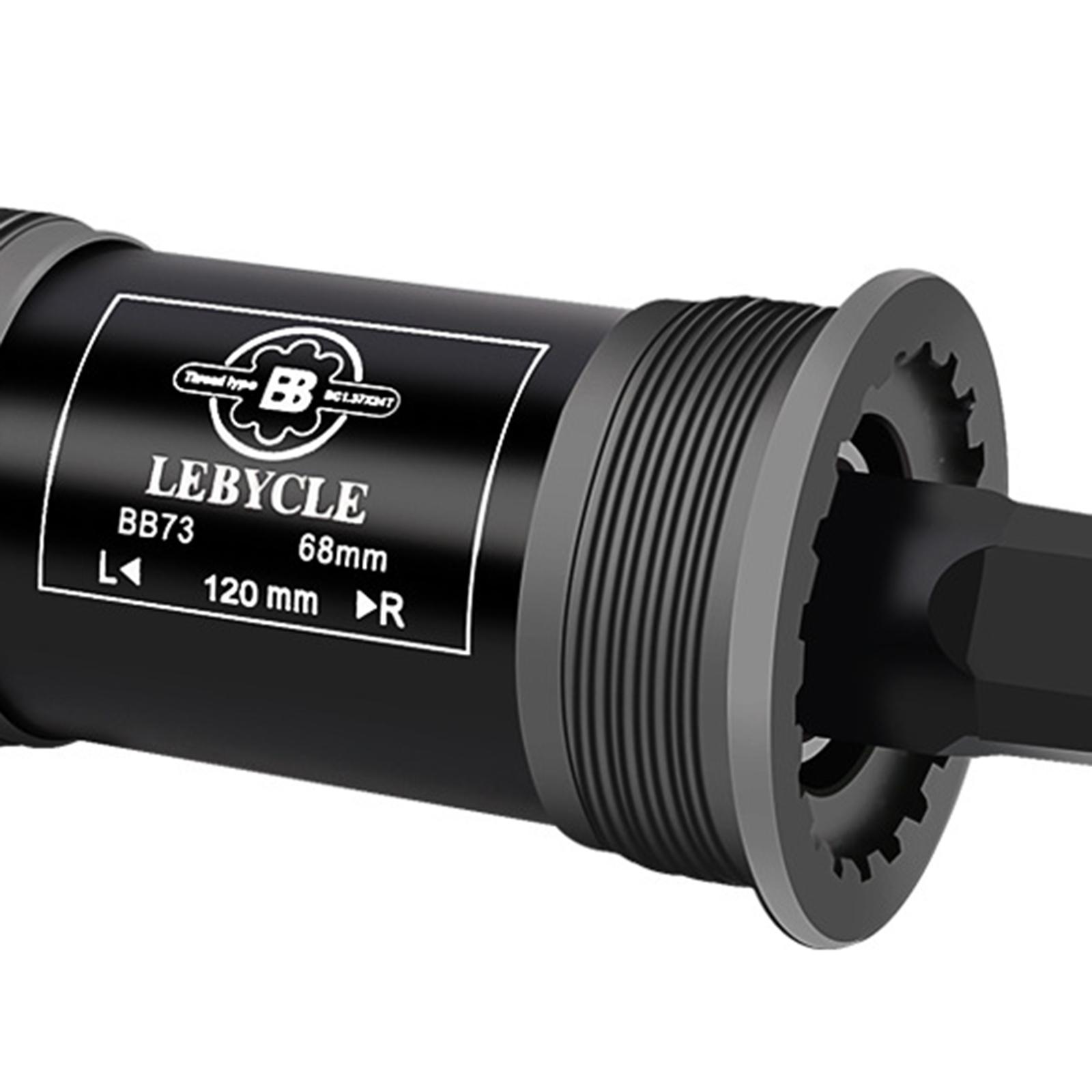 Bike Square Taper Cartridge Sealed Bearing Bottom Bracket for 68mm Frame Bicycle Threaded Bottom Brackets Replacement