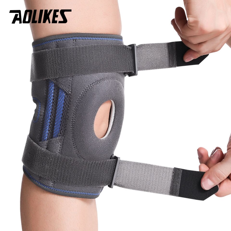 Combo 2 Bó Gối AOLIKES - Hỗ Trợ Bảo Vệ Đầu Gối Khi Chạy Bộ, Tập Gym, Bóng Rổ, Bóng Chuyền