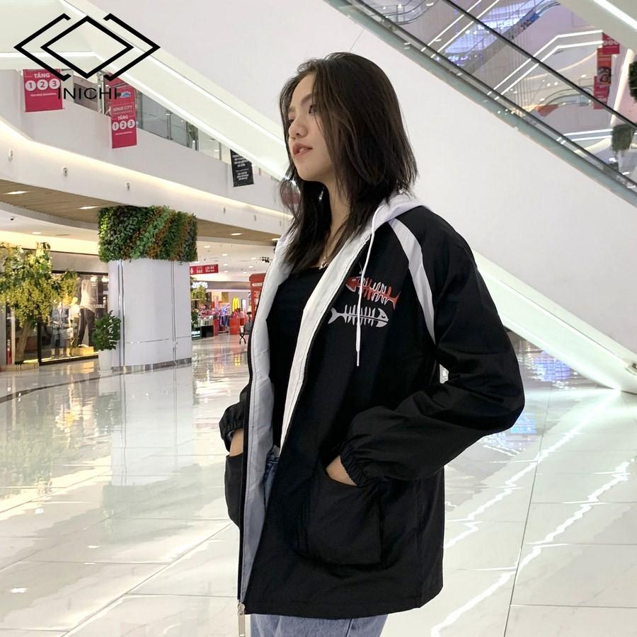 Áo khoác dù A765 hình xương cá 2 lớp dày dặn chống nắng tốt vải cực êm phong cách thời trang- INICHI