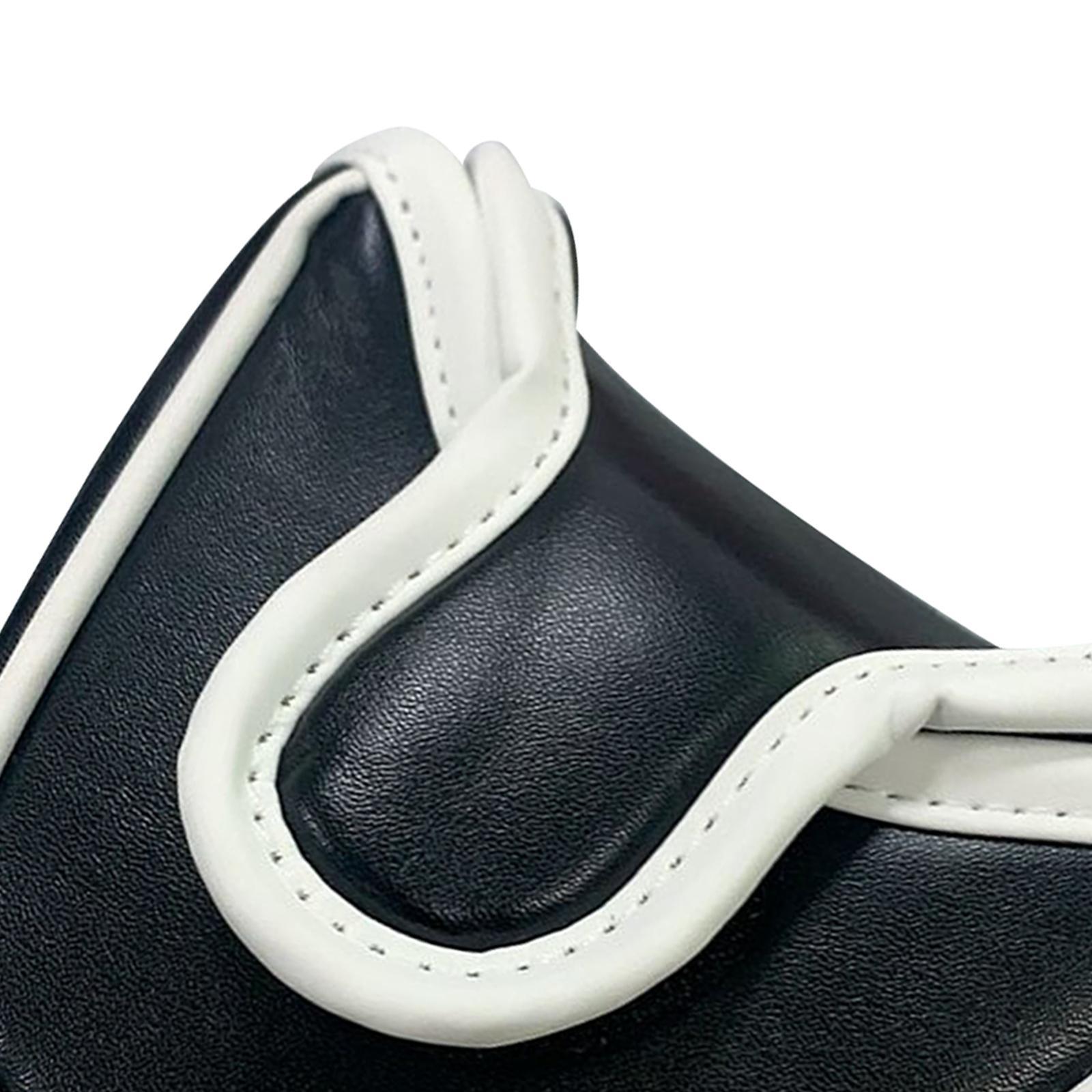 4x Golf Putter Cover,Putter covers for head Mallet Putter Head Cover PU Leather Mallet Protective Bag