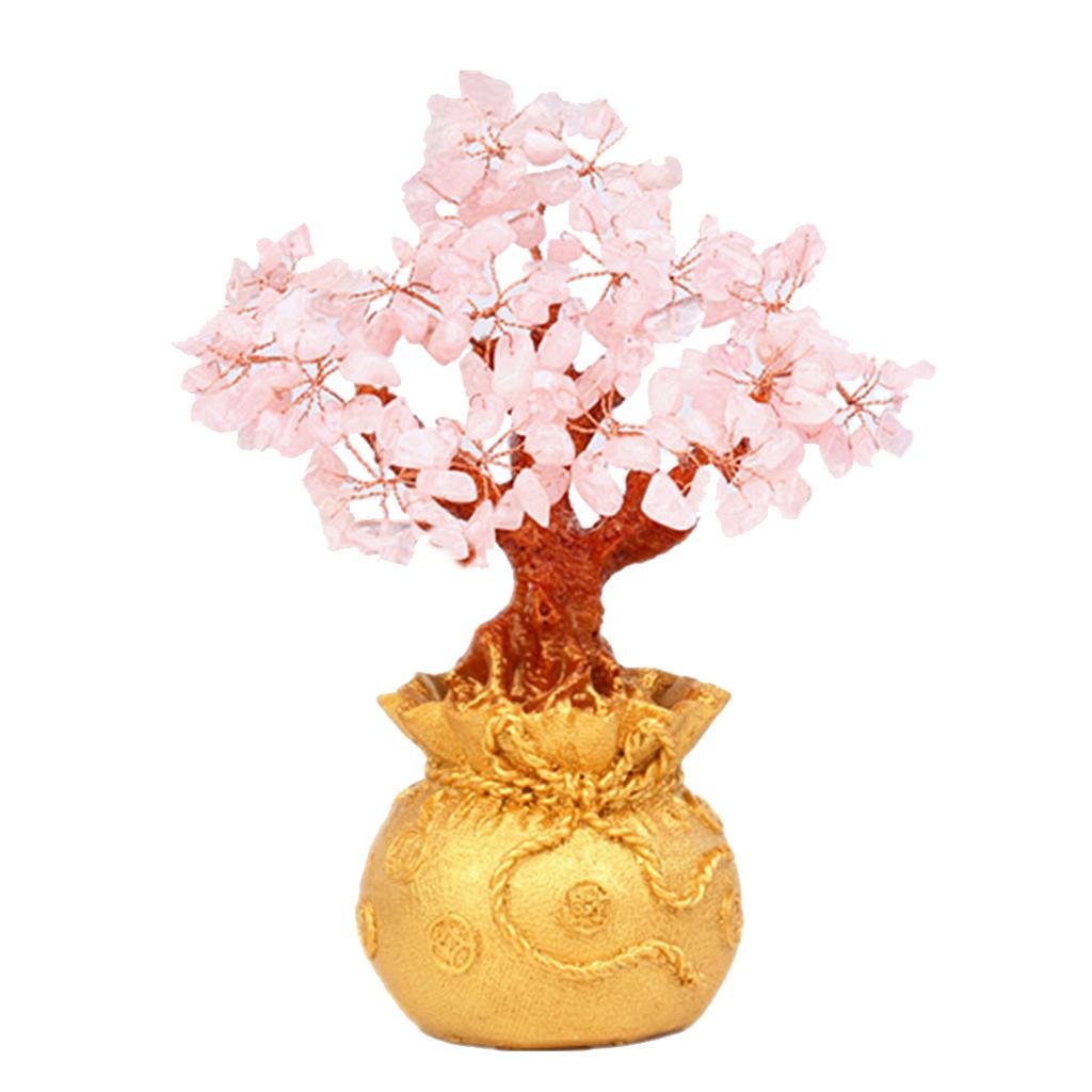 Cây Pha Lê Mini Tiền Theo Phong Cách Bonsai Phong Thủy Mang Lại Sự May Mắn