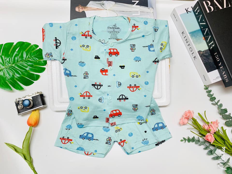 Bộ THUN LẠNH UNCHI CAO CẤP Cho Bé (tặng kèm 1 áo coton cùng size