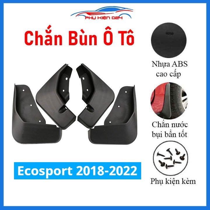 Bộ 4 chắn bùn Ecosport 2018-2019-2020-2021-2022 chuẩn theo xe