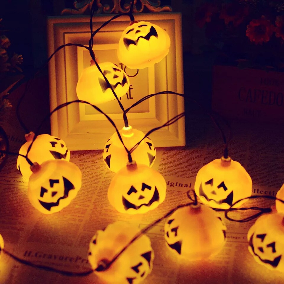 Dây đèn led bí ngô trang trí Halloween GV-PHSL-3