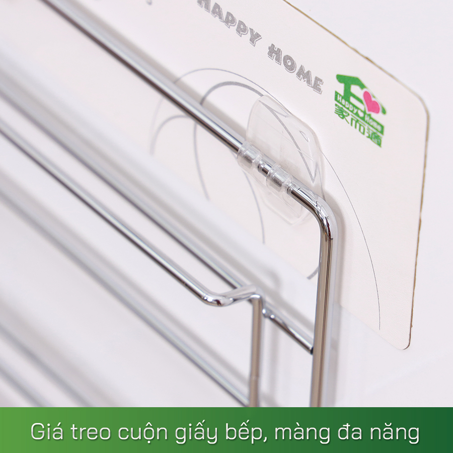 Giá treo cuộn giấy bếp, màng đa năng