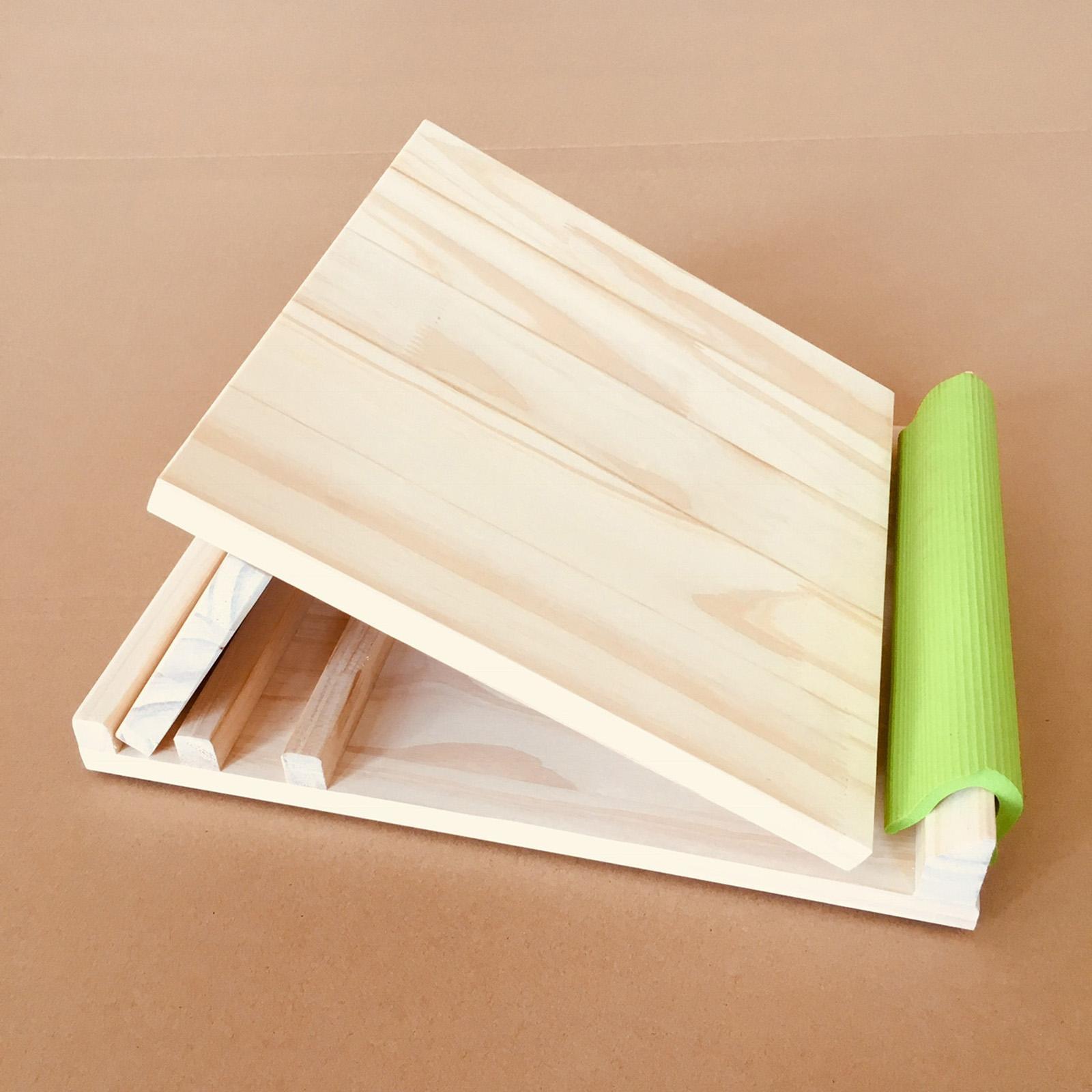 Wooden Slant Board Fitness Pedal Foot Incline Board for Ankle Exercise Training Equipment