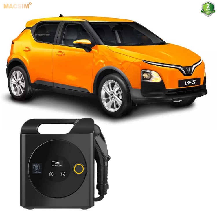 Sạc di động cao cấp ô tô điện Vinfast VF5 ev - Sạc di động cao cấp 3,68KW chính hãng Macsim