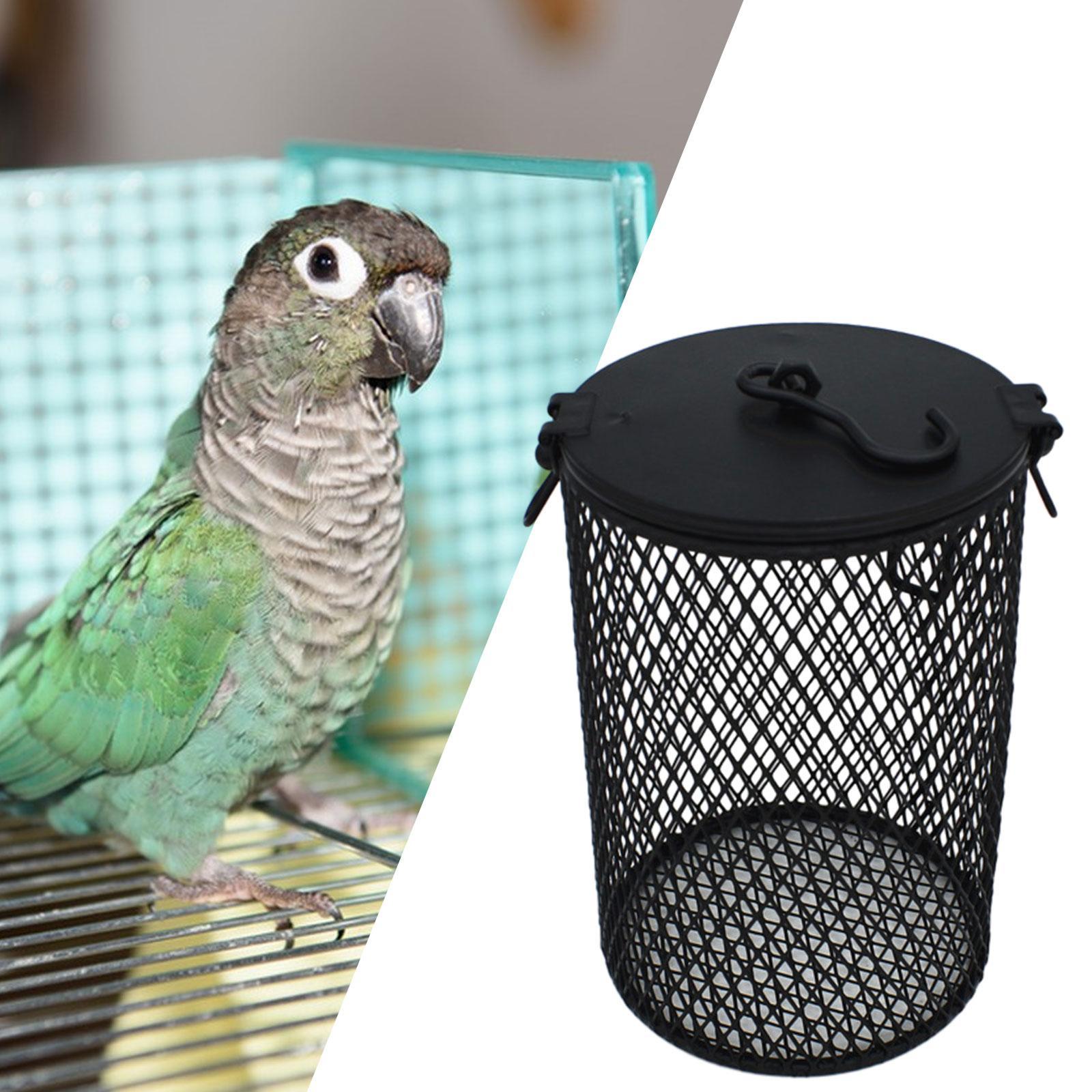 Reptile Heater Guard Reptile Lamp Cover Protection Reptile Lampshade Tortoise Iron Habitats Amphibian Turtle Heat Mesh Cage