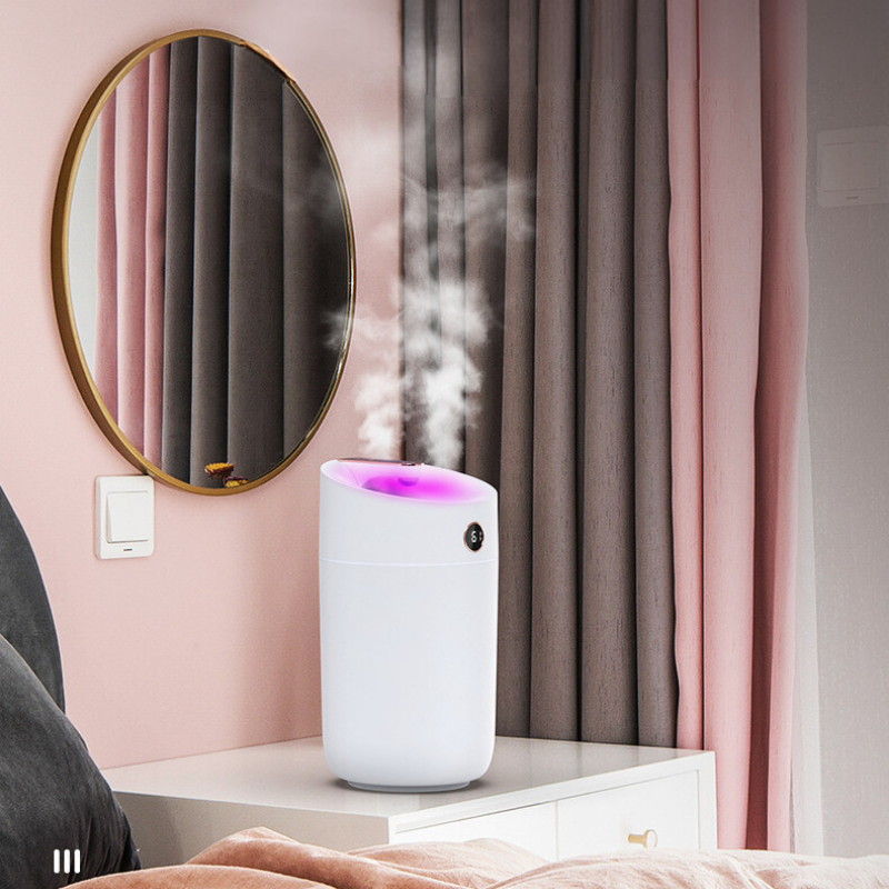 (BH 12 tháng) Máy phun sương Humidifier X12 - Dung tích 3 Lít chế độ kép phun sương - Màn hình LED hiển thị độ ẩm