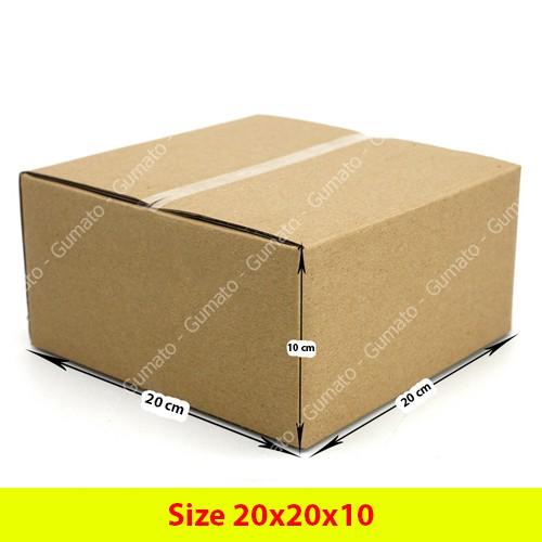 Combo 20 thùng Size 20x20x10 giấy carton gói hàng Everest