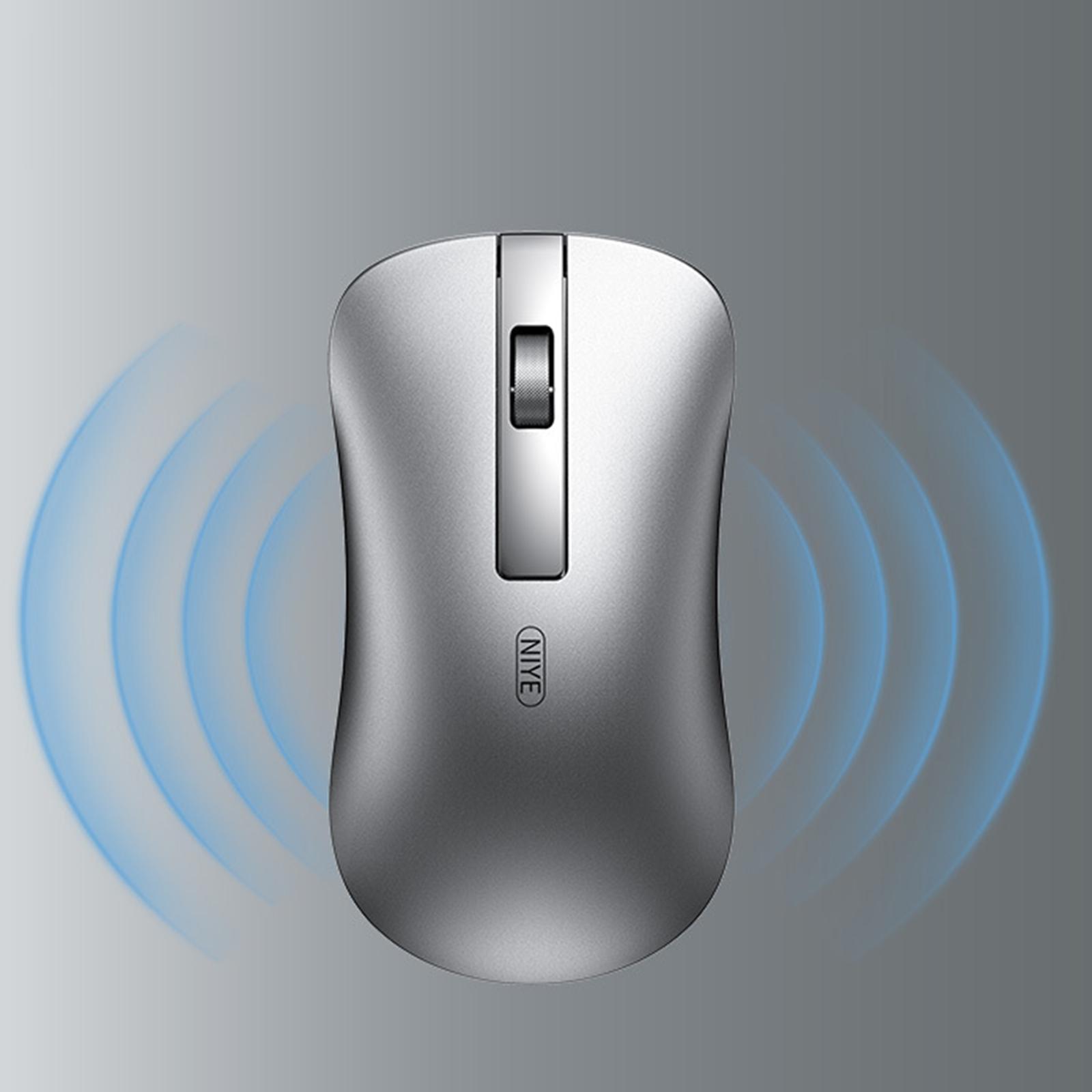 Blesiya Wireless Computer Mouse + USB Receiver Portable Rechargeable Office