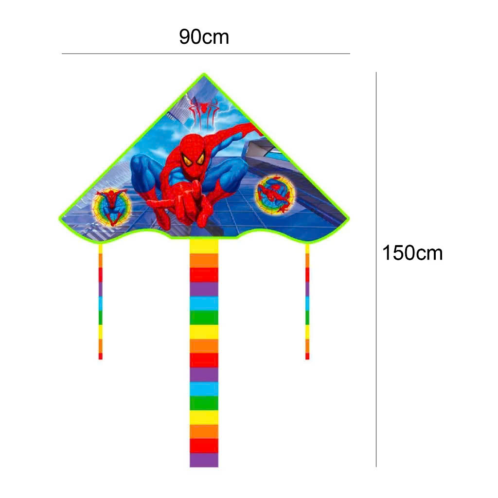 Diều Thả Dài 150cm Đại Bàng Doremon Công Chúa Mặt Cười Hoạt Hình Kèm Cuộn Dây 100 mét - Giao 01 Diều Doremon