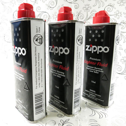 Bình xăng thơm Zippo của Mỹ 125ml dùng cho hộp quẹt zippo, bật lửa zippo chuyên dụng