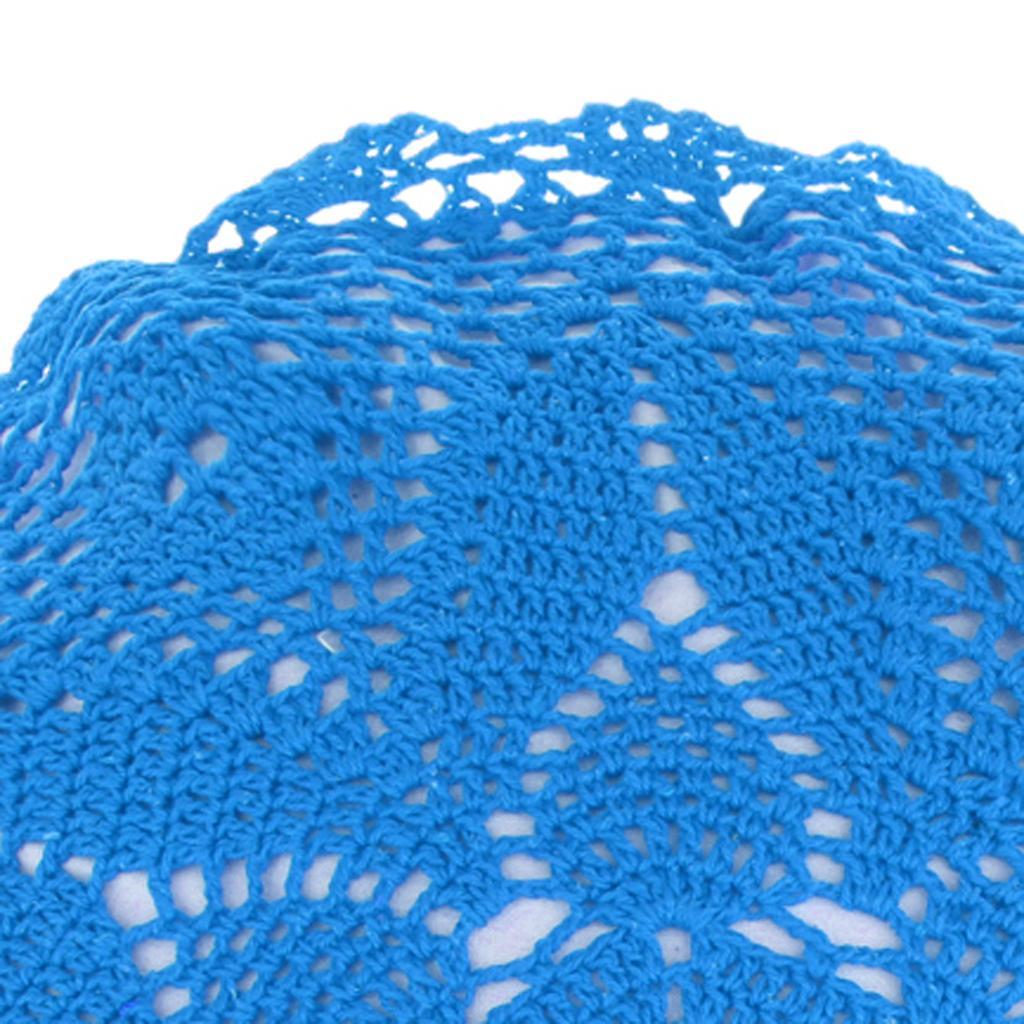 Handmade Crochet Cotton Pillow Cases W/ Pillow Core Soft Sofa Pillow Cushion