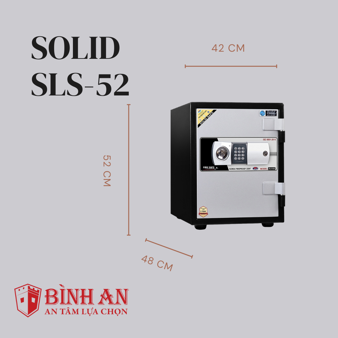 Két Sắt Hàn Quốc Solid SLS-52E (85kg)