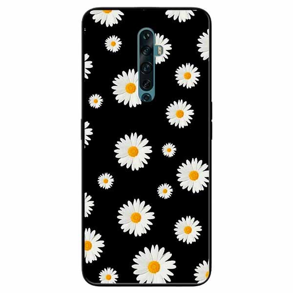 Ốp lưng in cho Oppo Reno 10x Mẫu Hoạ Tiết Hoa Cúc