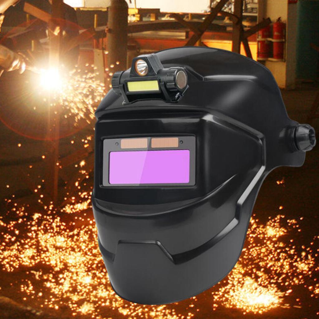 Solar Power Welding Hat for Mig Grinding