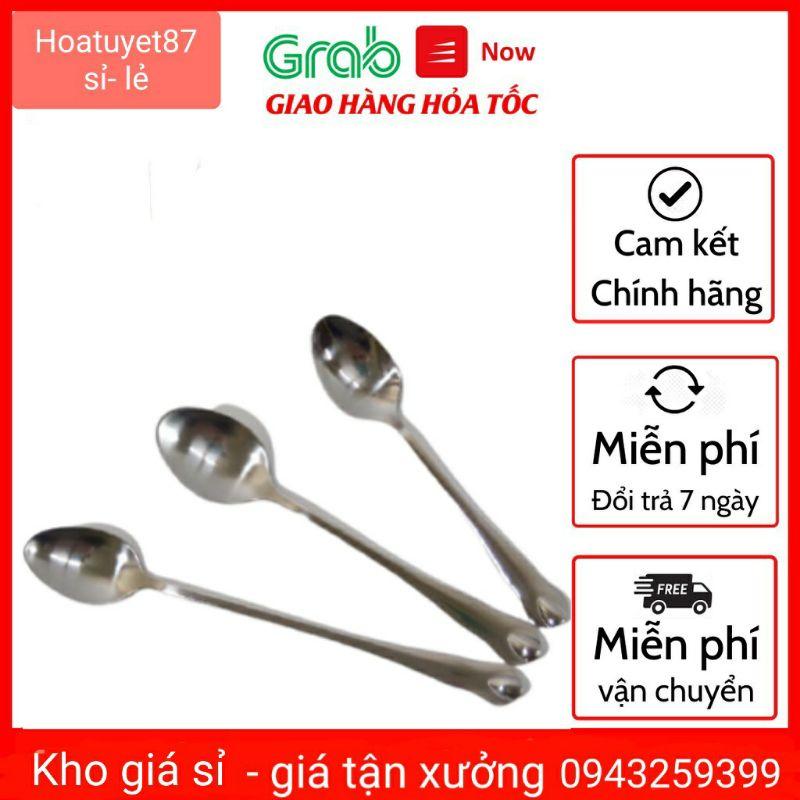 Thìa inox cao cấp dày dặn sáng bóng