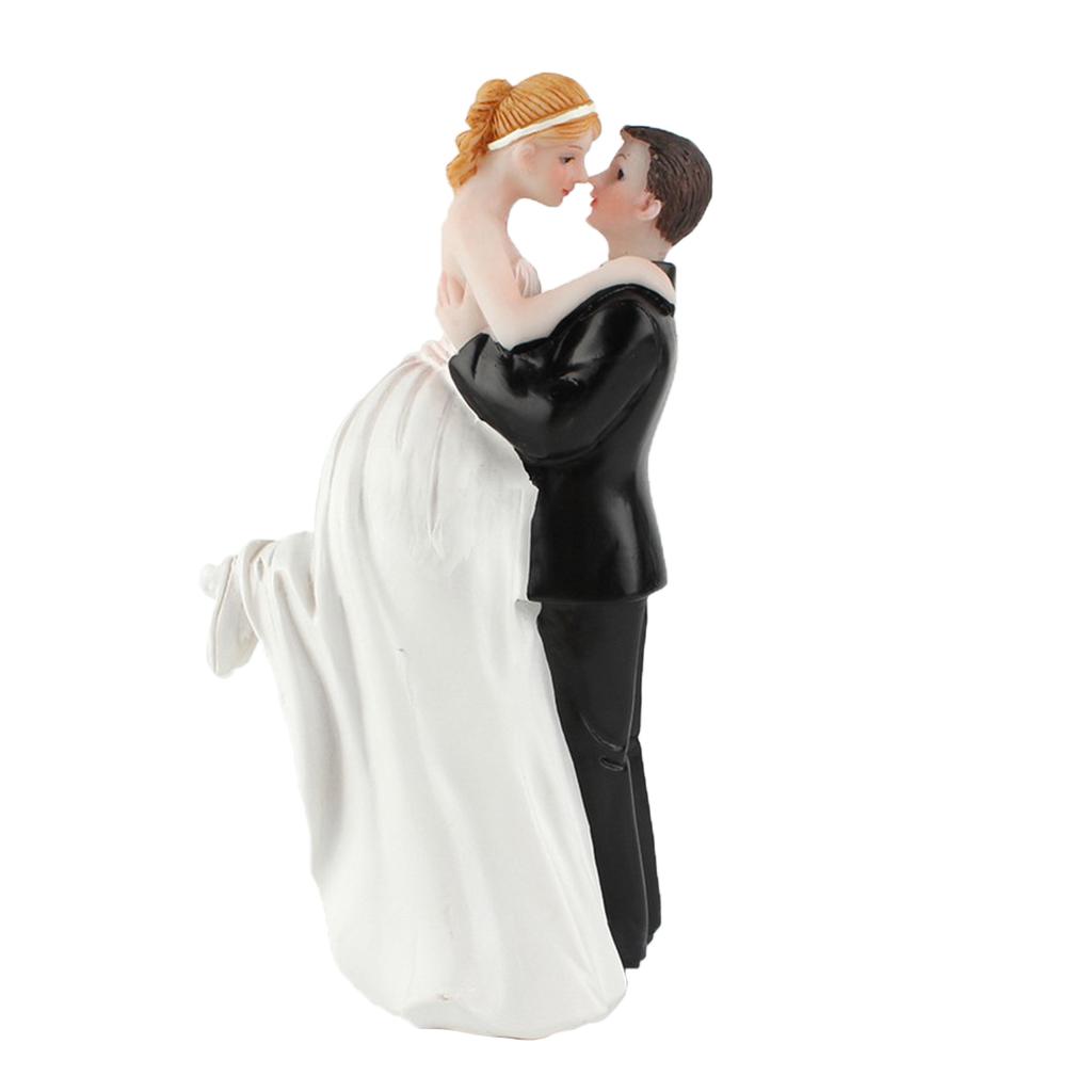 Wedding Cake Topper Bride Groom Wedding Decor Resin Cake Topper