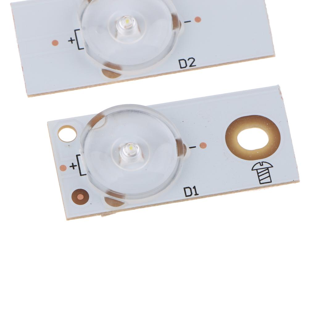 Chiếu Hậu Tivi Thay Thế SMD Hạt Đèn 6V Cho 32-65in Tivi, Gói 20