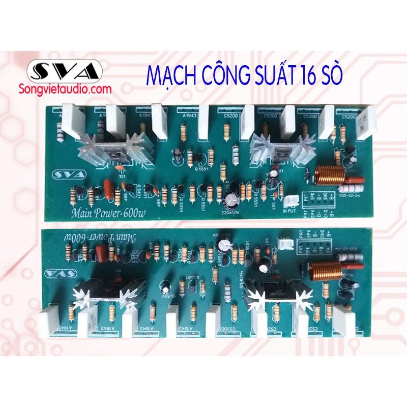 MẠCH CÔNG SUẤT 16 SÒ HD - XANH - CẶP