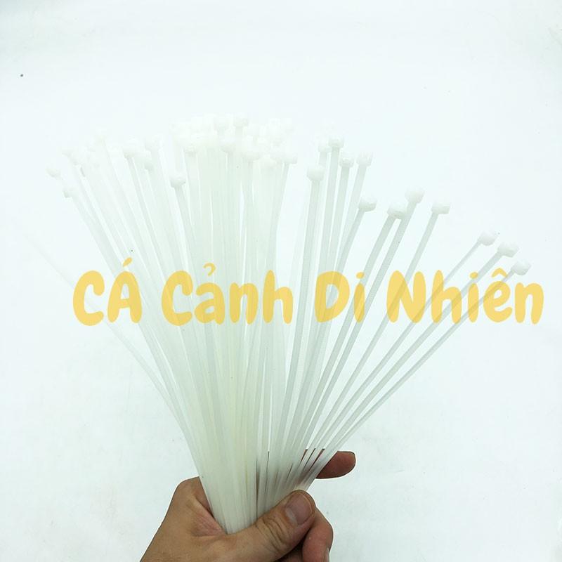 Dây rút nhựa 30 cm trắng thít nhựa HUADA lạc nhựa khóa đồ