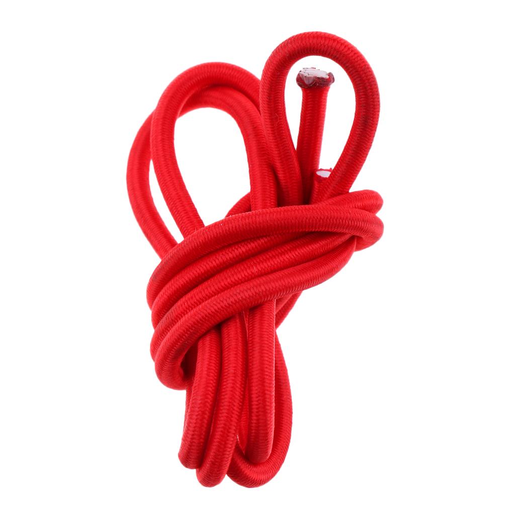 Red 4mm Marine Bungee Rope Shock Cord Car Truck Roof Racks Trailers Boats Kayaks Tie Down 0.5 1 2 3 20 30 50 75m