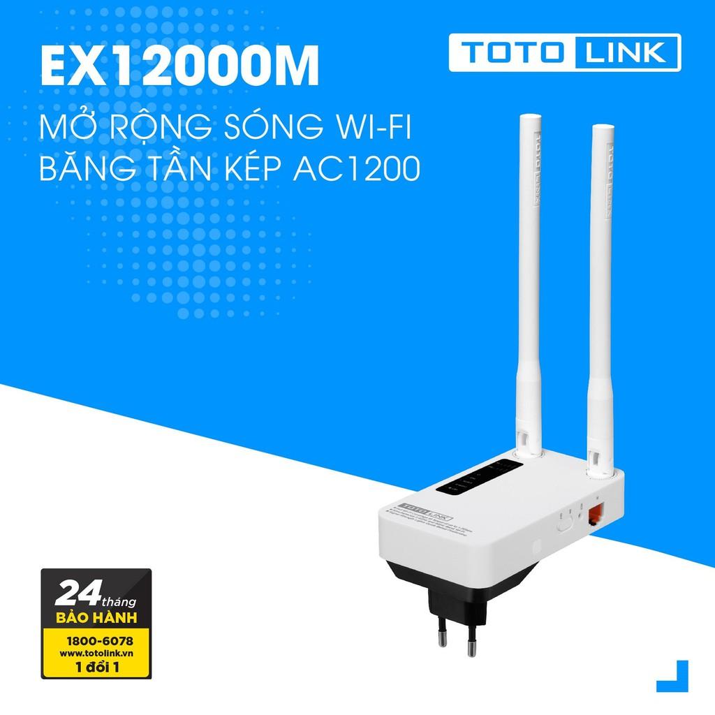 Bộ kích sóng Wi-Fi Totolink Băng Tần Kép EX1200/EX200 Chính Hãng