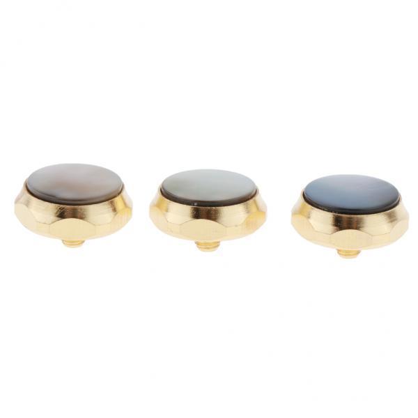 2-4pack Trumpet  Buttons Brass Trumpet Repairing Parts Natural Stone - 4 Pcs