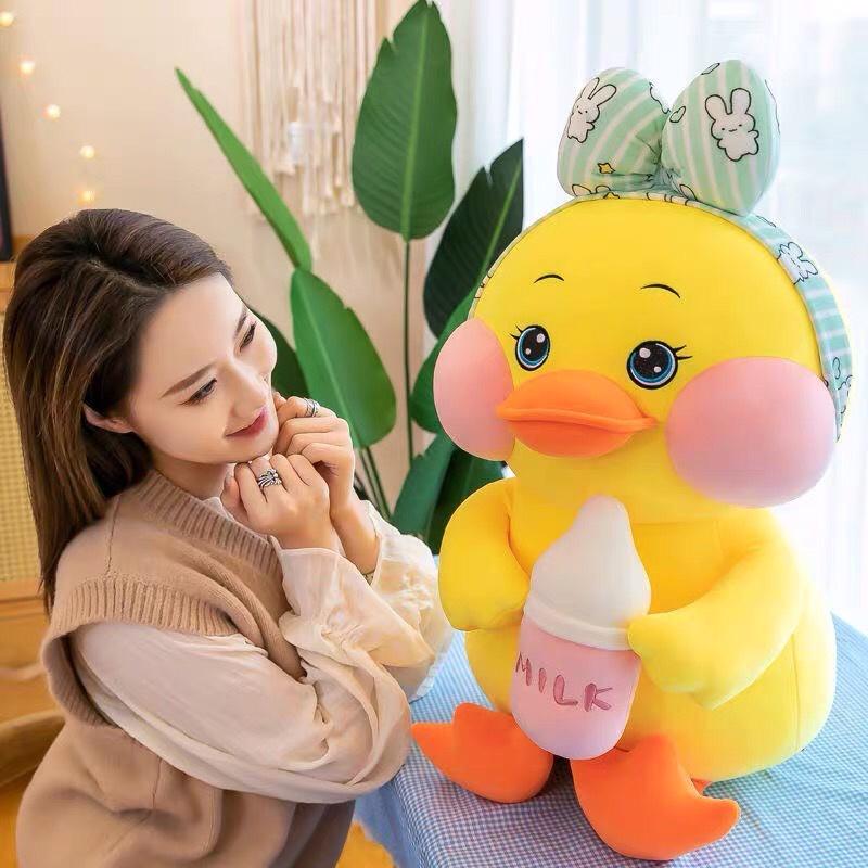 Gấu Bông Vịt Sữa Cao Cấp Êm Mịn