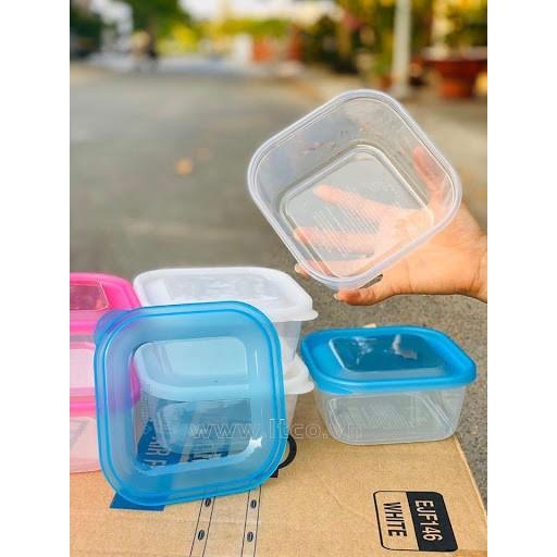 Set 2 hộp nhựa 750ml Nhật Bản