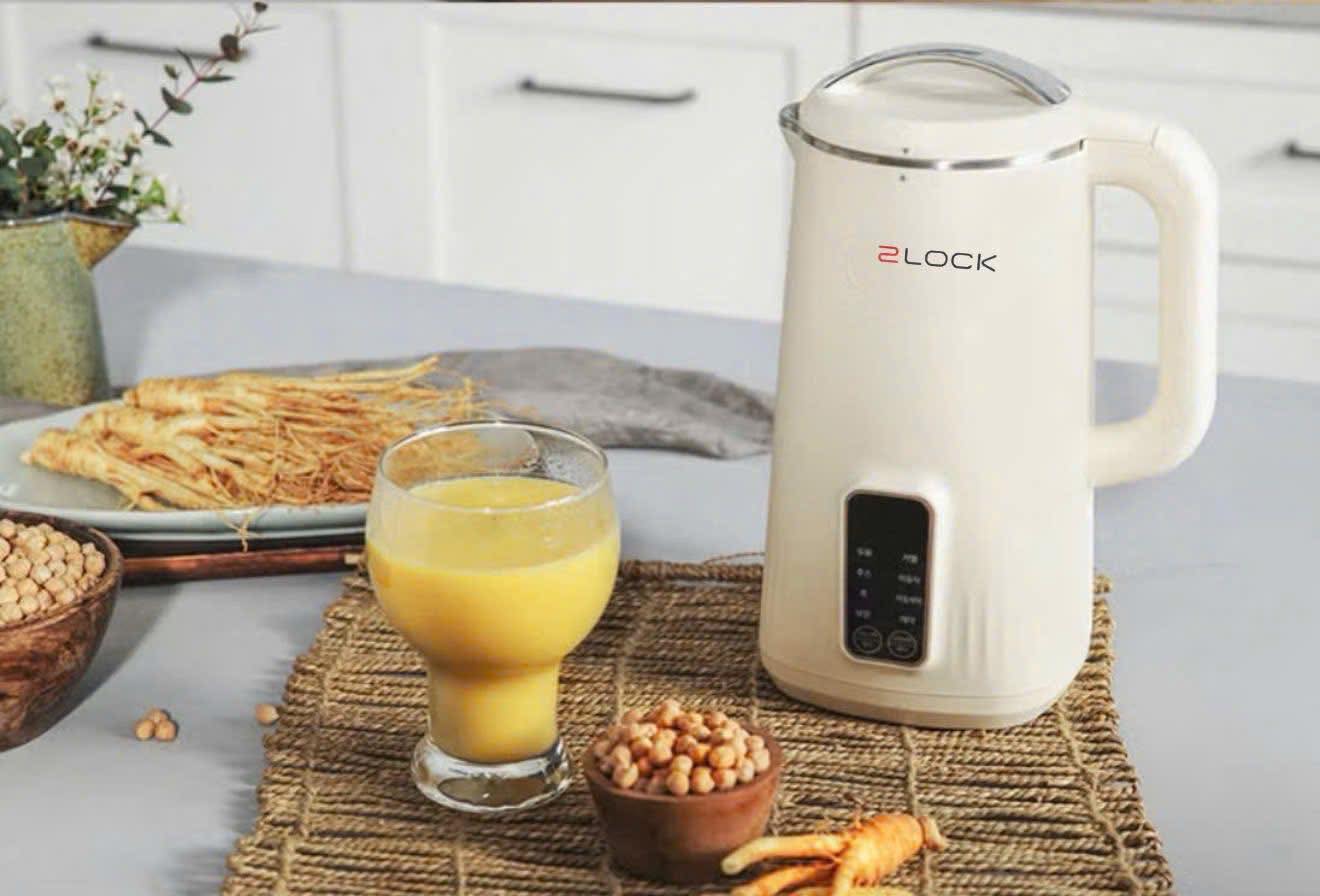 Máy làm sữa hạt &amp; nấu soup 2LOCK KOREA Hàng chính hãng