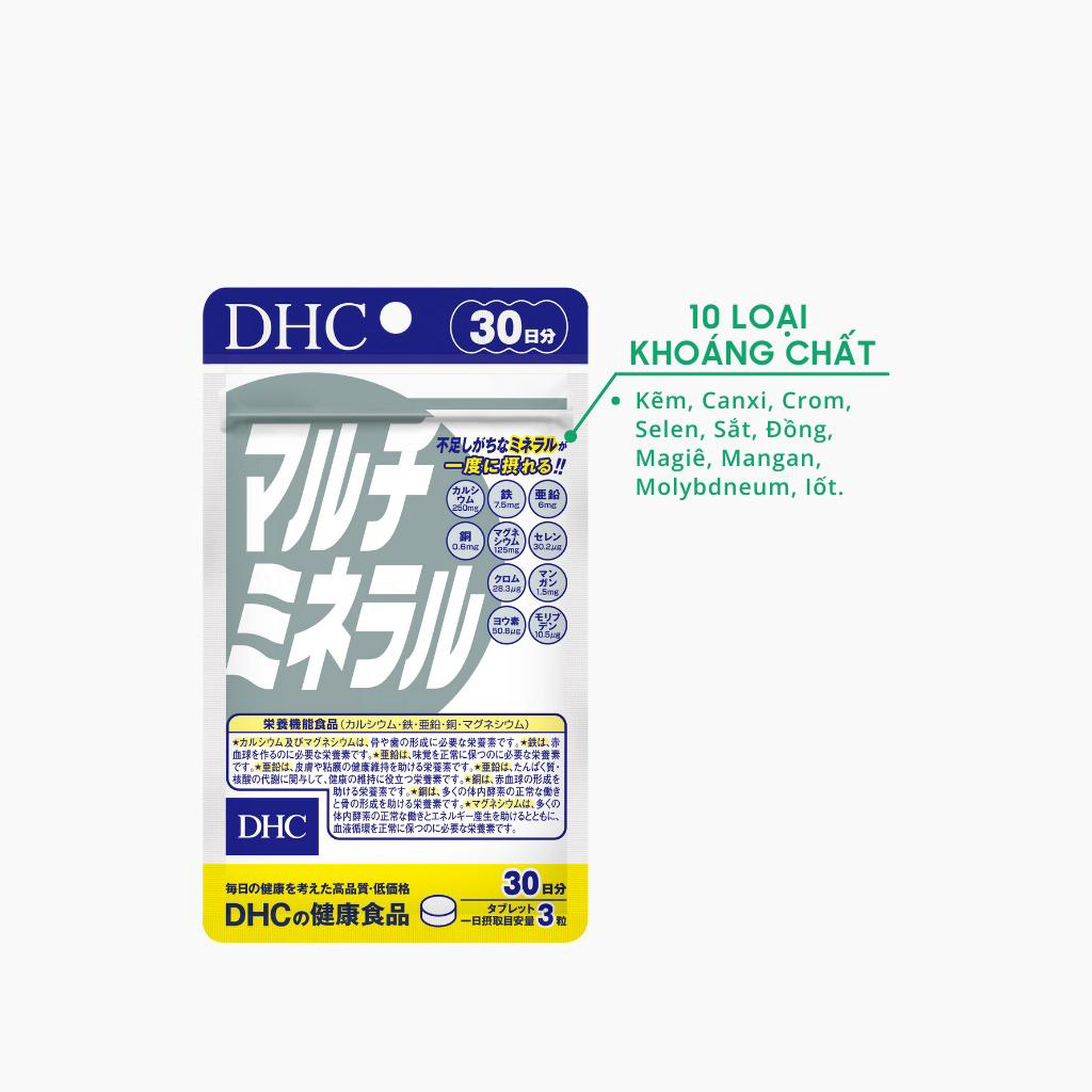 Viên uống khoáng tổng hợp DHC Multi Minerals
