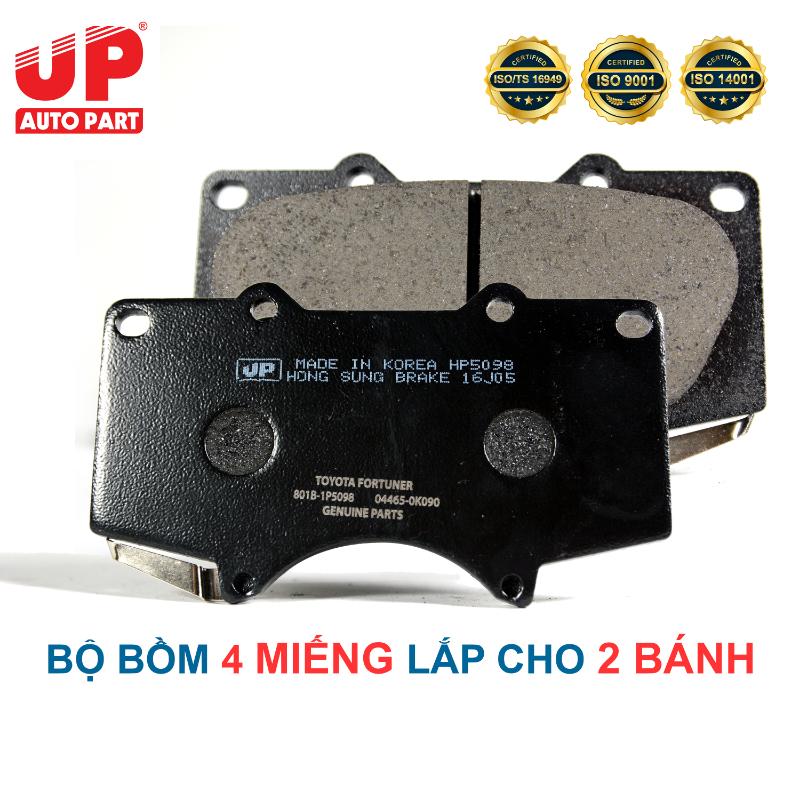 Má phanh bố thắng đĩa trước TOYOTA LAND CRUISER PRADO GX 2.7 - VX 2.7 - TXL 2.7 2004-2018